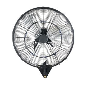 Wall Mount Fan, 20 in Wall Mounted Hanging Fan with Oscillating & Mist, Remote, IP44-rated, 3-Speed, 18h Timer, Temperature Control