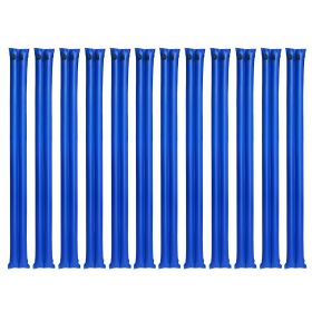 Pool Cover Water Bags, 12 Packs 8 Ft, Double Chamber Pool Cover Water Tubes, 0.4mm Thick PVC Bags Weights with Leakproof Screw Cap